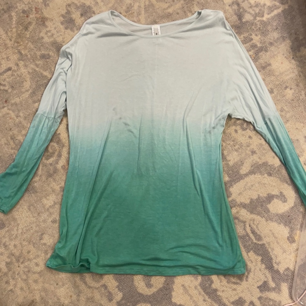 Brenda’s ombré long sleeve shirt Medium